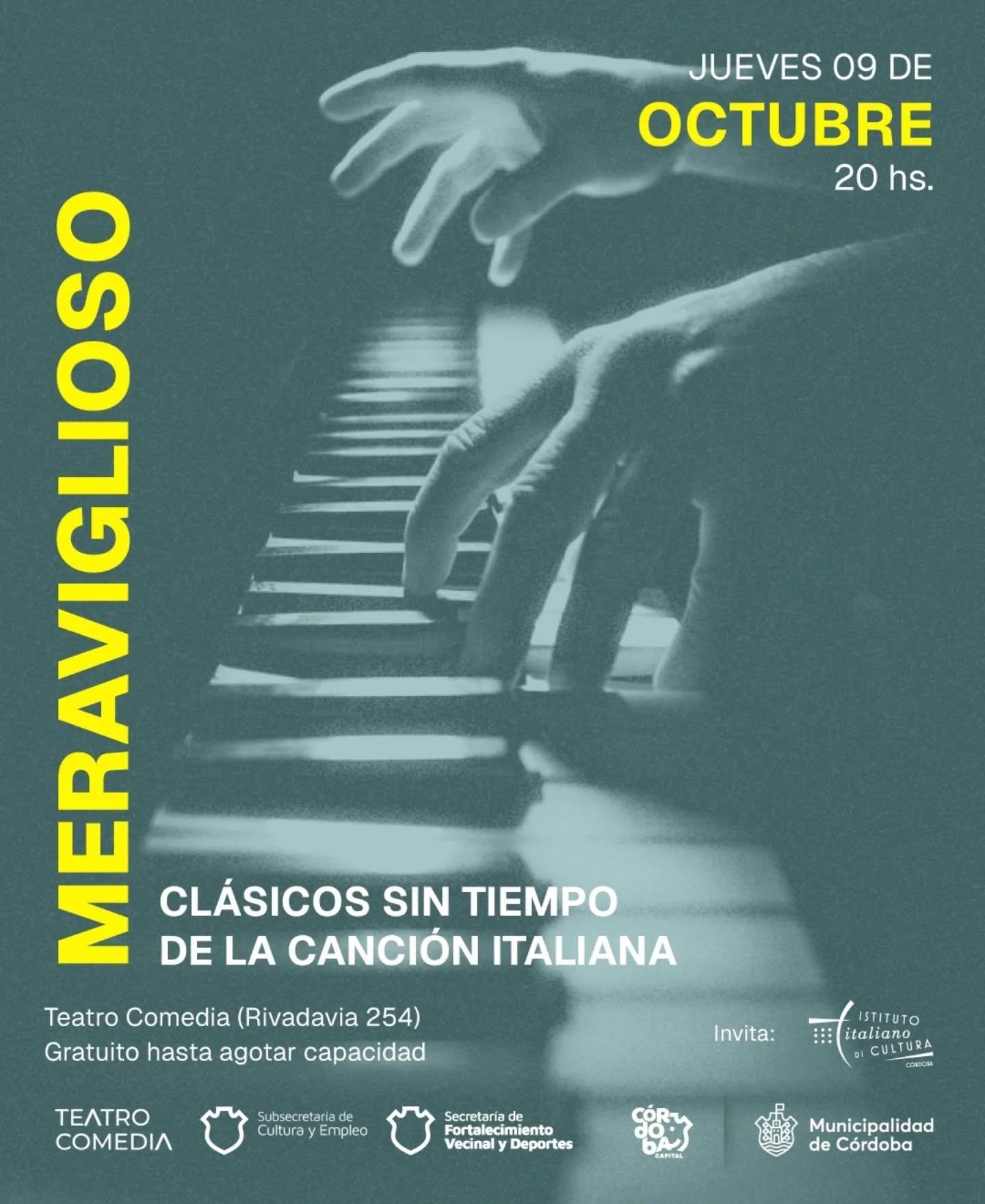 MERAVIGLIOSO – Clásicos sin tiempo de la canción italiana