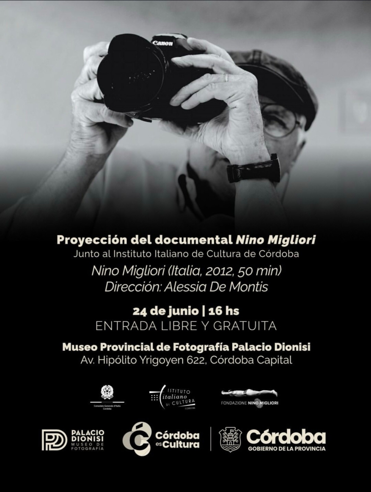 Documentario Nino Migliori 24 giugno