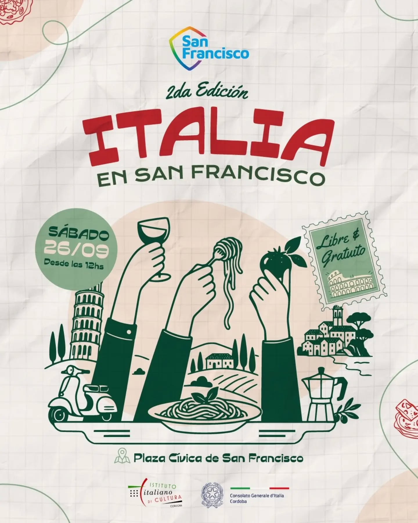 Italia en San Francisco 2da Edición
